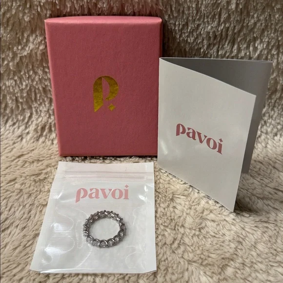 PAVOI Eternity Cubic Zirconia Ring - Picture 10 of 12